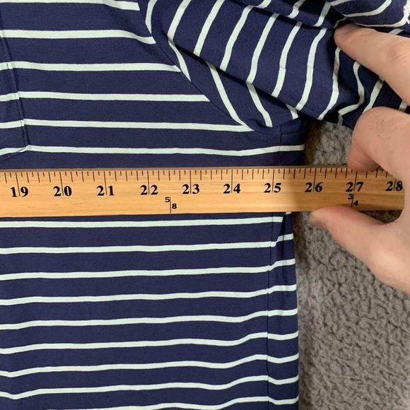 Peter Millar Shirt Mens‎ XL Blue Striped Polo Short Sleeve Cotton Stretch - Picture 5 of 7